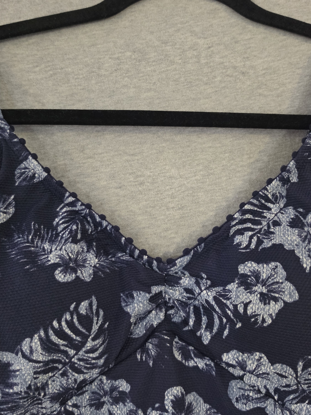Tommy Bahama Navy & White Tropical Floral One-Piece - Picture 5 of 10